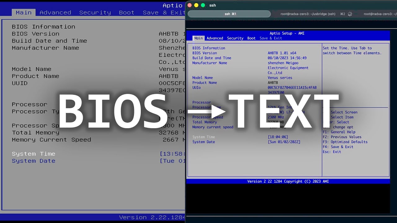 BIOS через SSH: преобразование KVM-видео в текстовый формат в реальном времени (последовательный ...