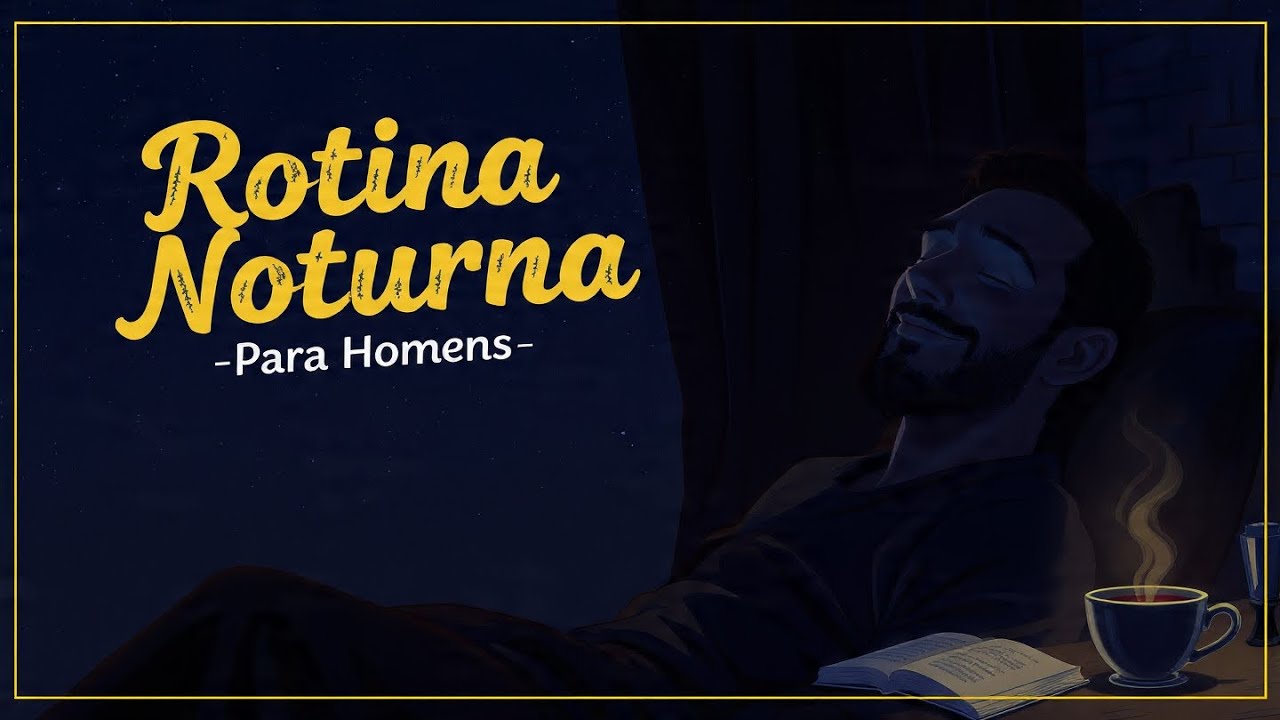 Rotina noturna relaxante para homens ASMR 