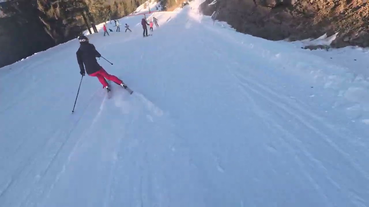 Chaux Fleurie red run #avoriaz 