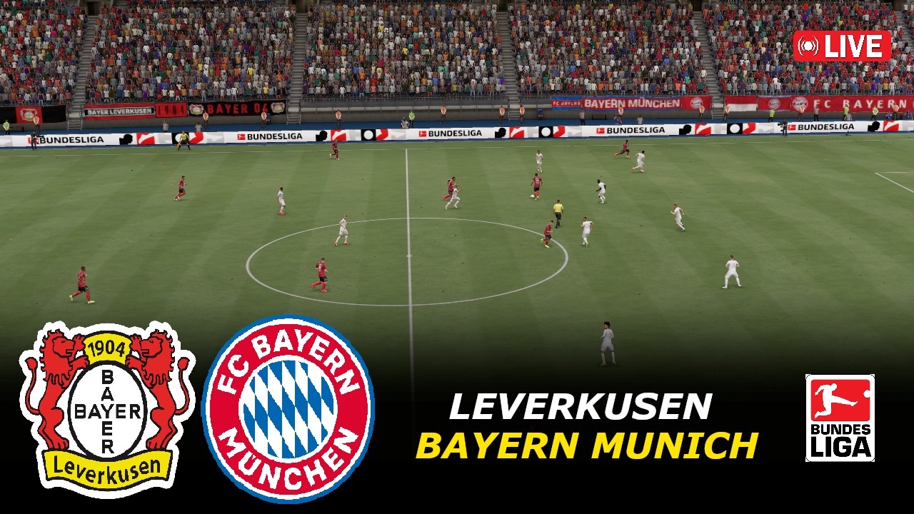🔴Leverkusen vs FC Bayern Munich LIVE | Bundesliga 2025/26 | eFootball Pes21 Simulation