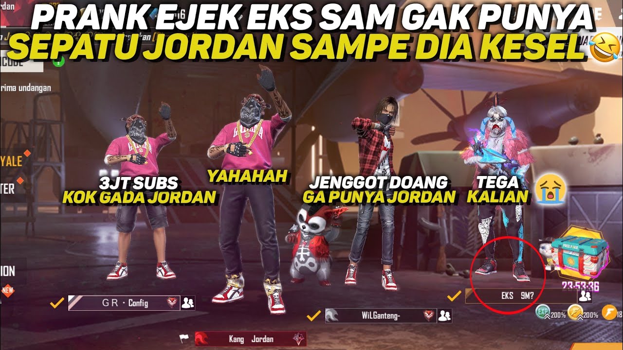 PAMERIN SEPATU JORDAN KE EKS SAM SAMPE EMOSI!! DIA MAU PINDAH SERVER KARENA DI EJEK🤣