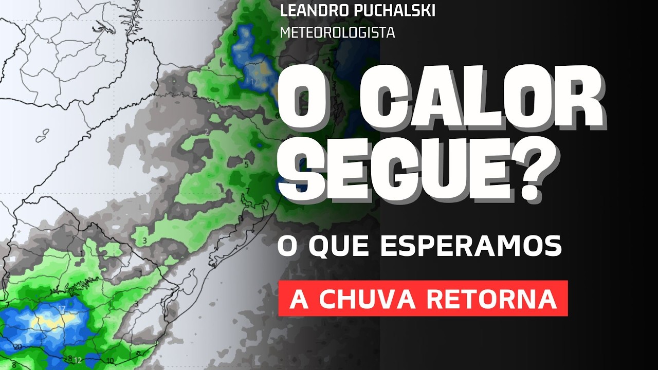 DATA PARA O FRIO? INTENSIDADE DO CALOR E VOLTA DA CHUVA