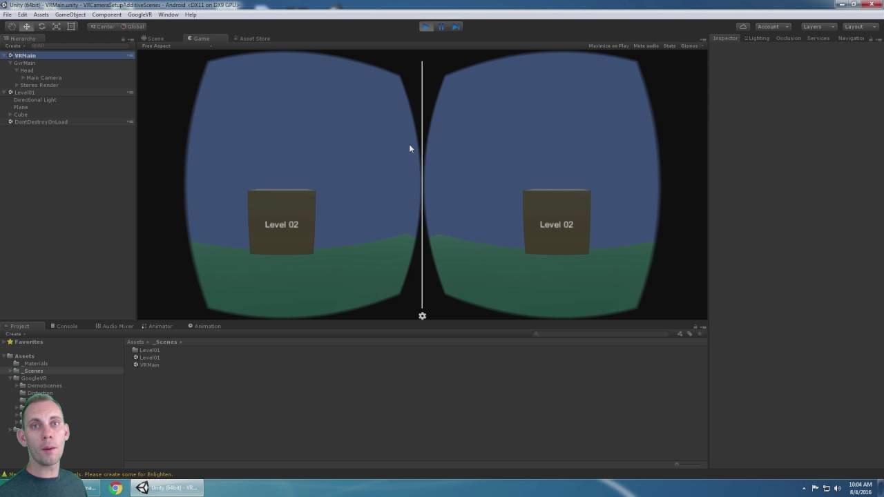 [Tutorial] VR Camera Setup With Additive Scenes In Unity