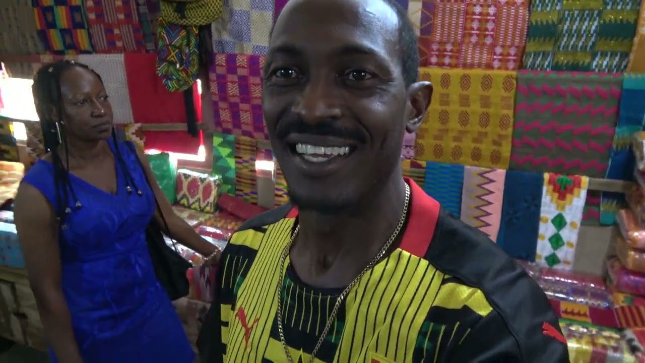 Bonwire Kente Weaving Production Center in the Ashanti Region - Ghana Jan 2023 Journey of a Lifetime