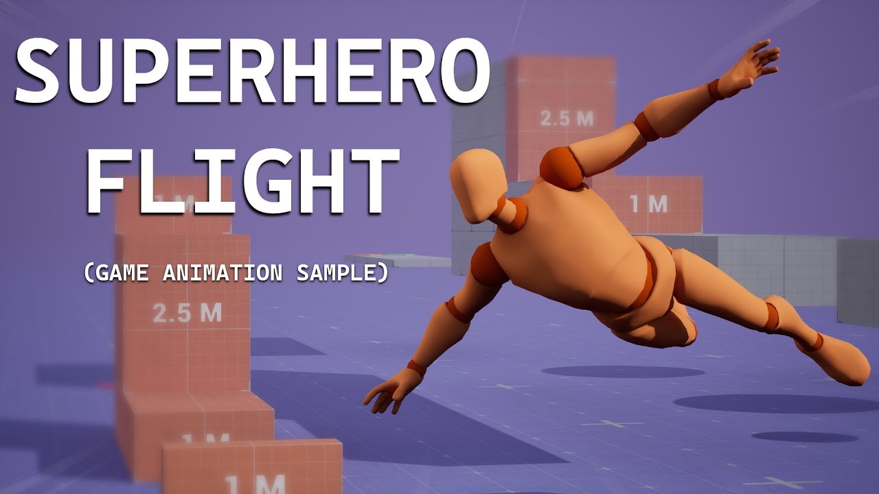 Superhero Flight with GASP - Unreal Engine (CHECK DESCRIPTION)
