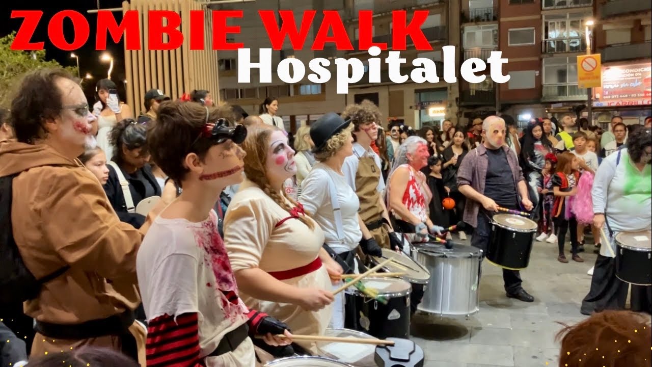 Zombie Walk 2025 La Farga | Halloween Parade in L’Hospitalet, Barcelona