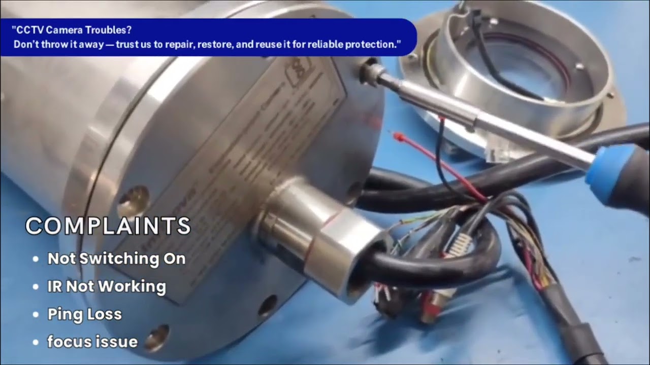 Explosion Proof Bullet Camera Repair | Component Level CCTV Repair Services
