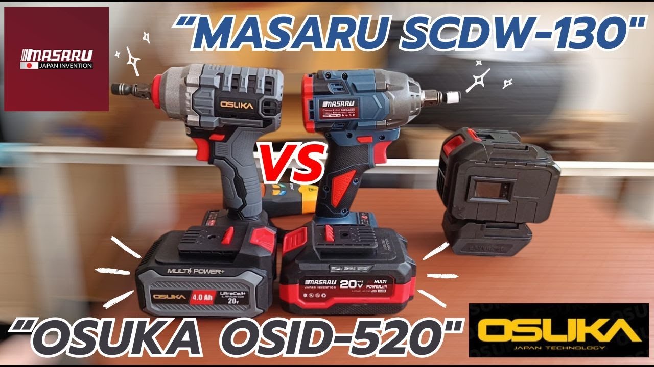 MASARU VS OSUKA: บล็อกกระแทกไร้สาย รุ่นไหนเร็วกว่า!!