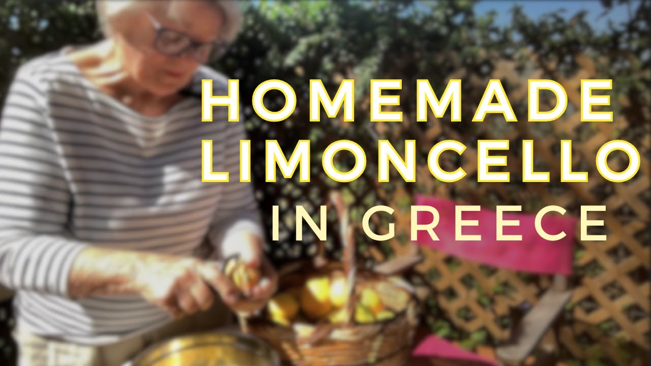 My Greek Island Limoncello Recipe | #smallyoutuber #homemade #limoncello #greekisland #expat
