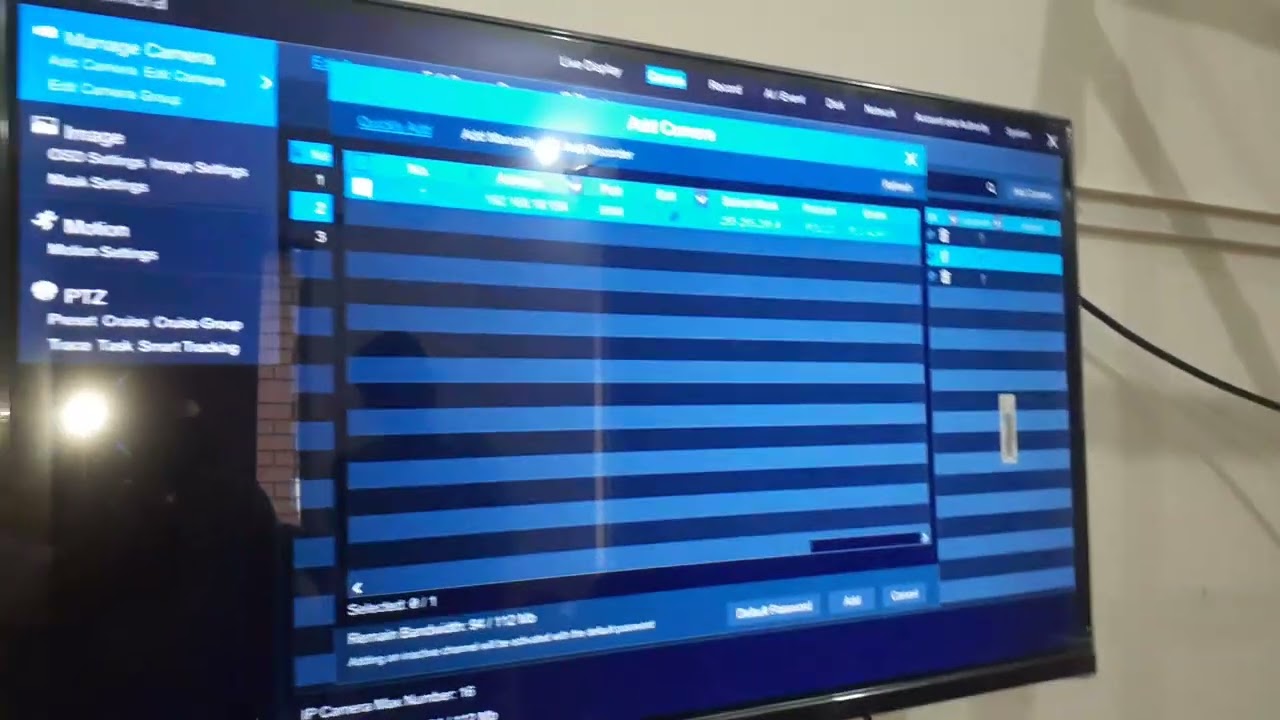 how to Pollo ip cameras add NVR and DVR