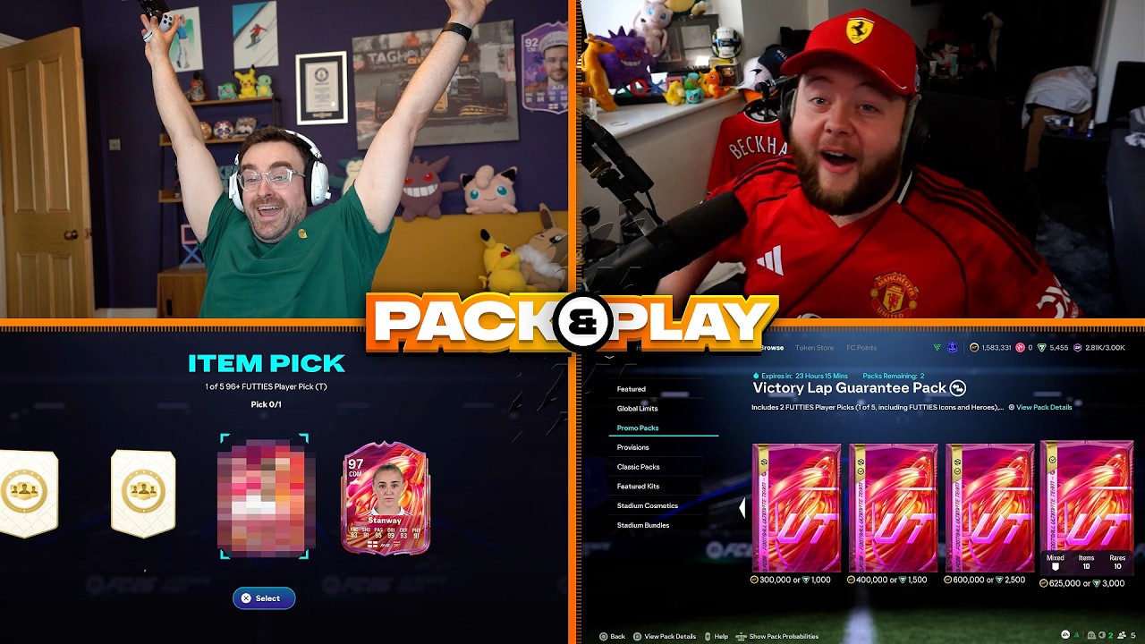 FUTTIES PACK AND PLAY!!!