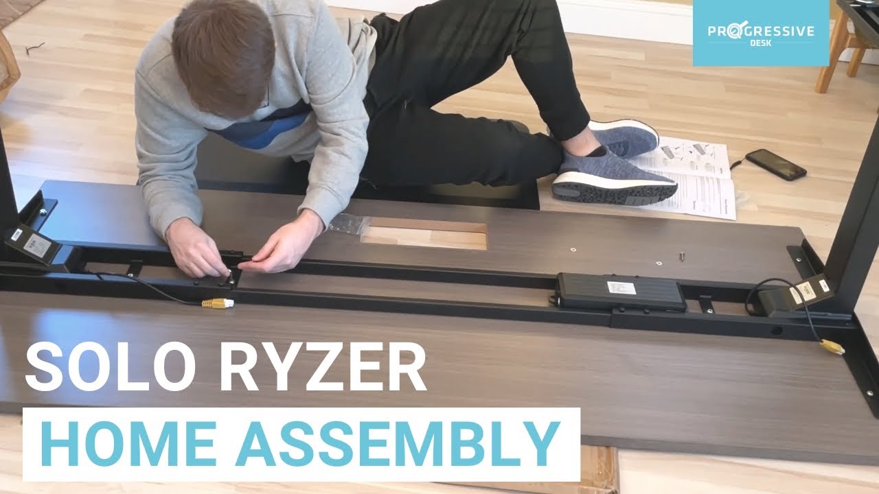 Home Assembly - Solo Ryzer  | Progressive Desk