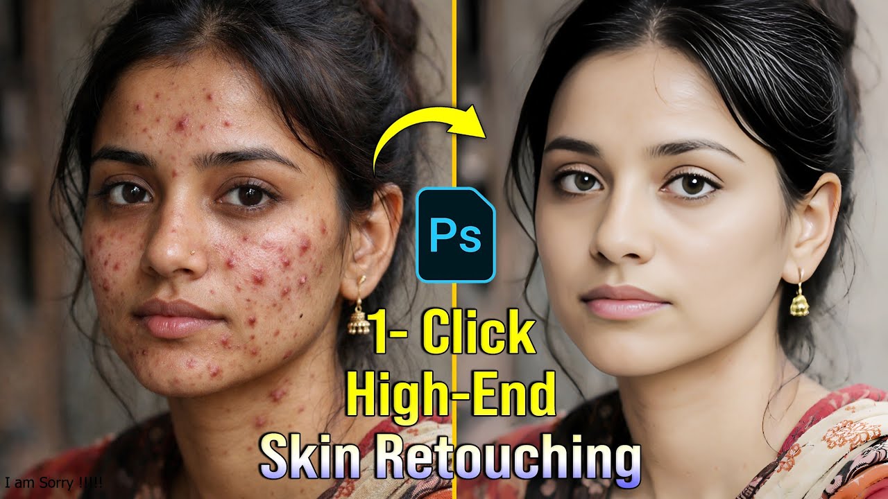 High End Skin Retouching without Losing Texture in Photoshop | Beautiful Skin