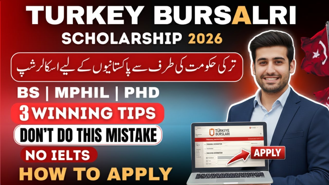 Turkey Burslari Scholarship 2026 🇹🇷 | Fully Funded BS, MS & PhD | How to Apply