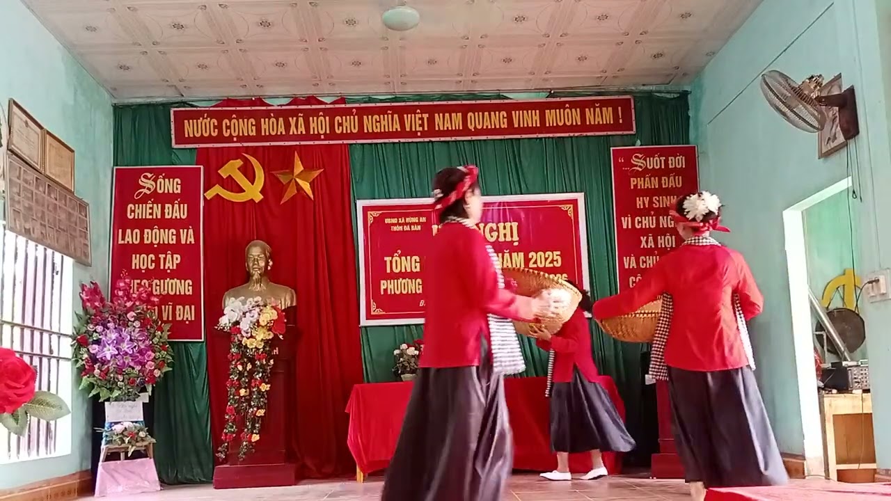 Múa mừng ngày tổng kết thôn đá bàn năm 2025❤️❤️❤️