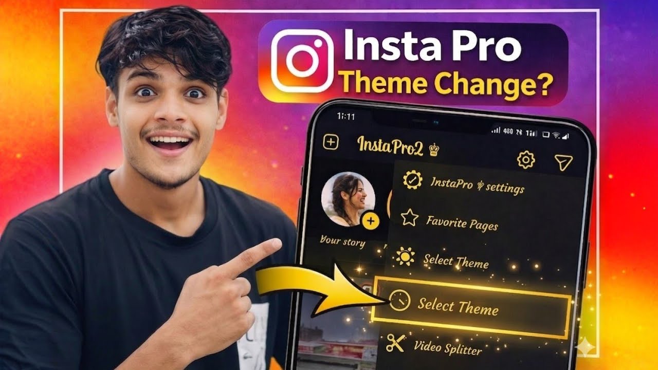Insta Pro Me Secret Theme Setting 😲 | 1 Click Me Theme Change Kaise Kare