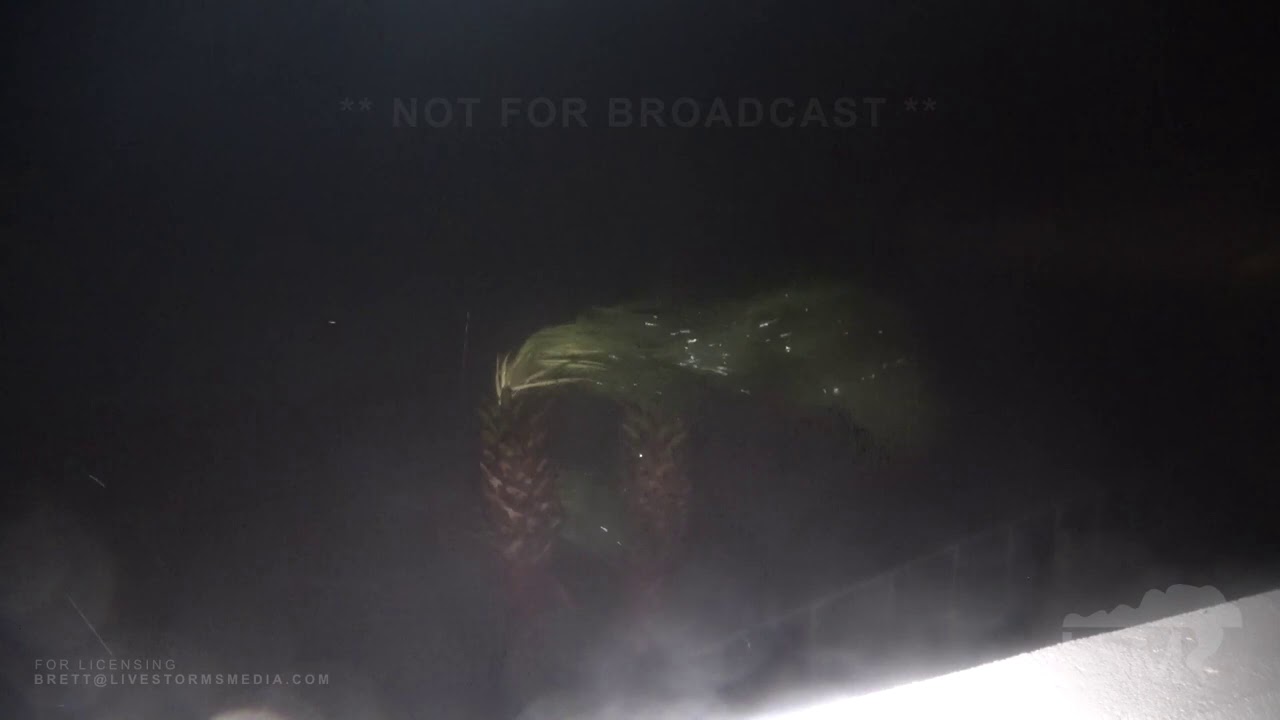 09-16-20 Orange Beach, AL Hurricane Sally Eye Wall Intercept - Surge & Wind Damage - House Fire