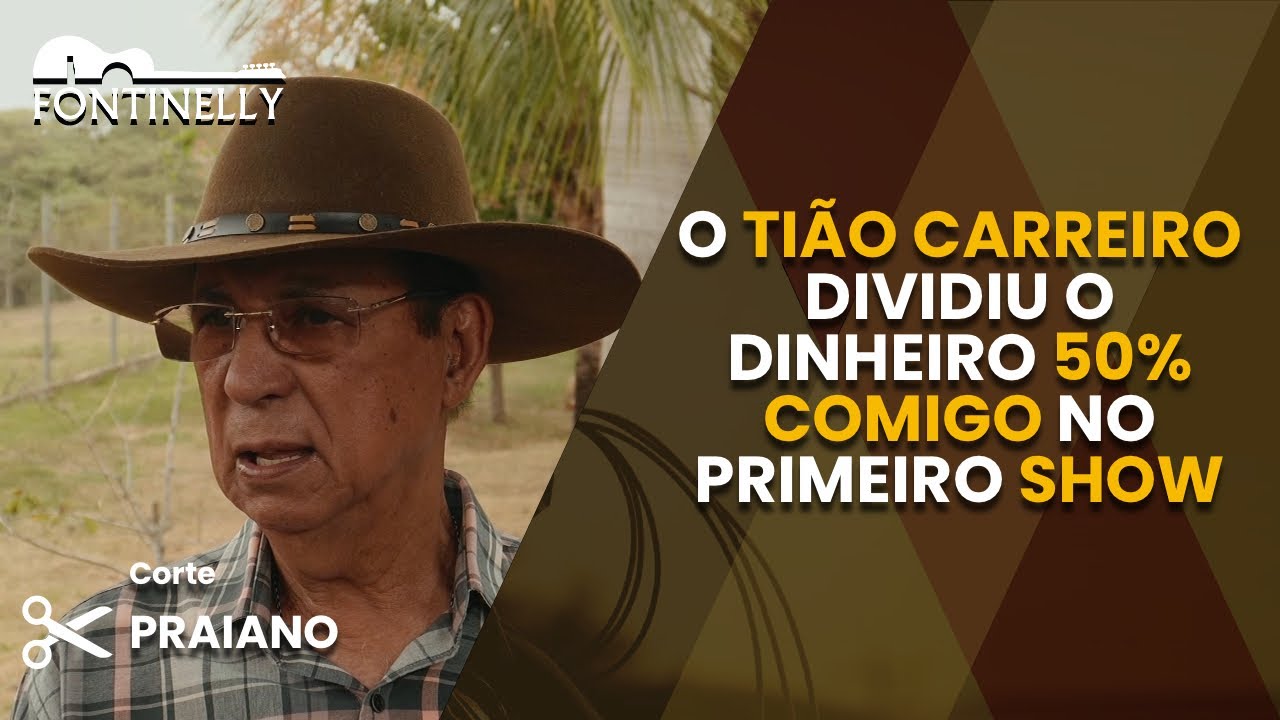 PRAIANO REVELA: "O TIÃO CARREIRO DIVIDIU O DINHEIRO 50% COMIGO NO PRIMEIRO SHOW"