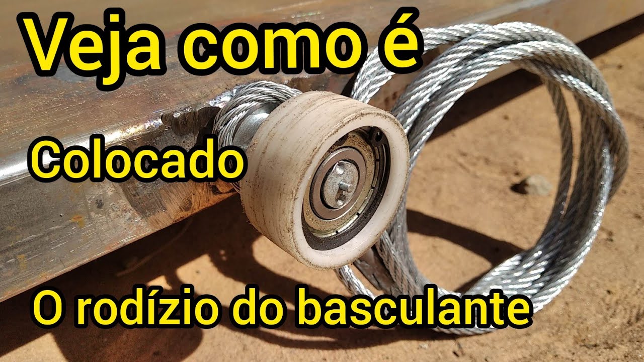 como colocar rodízio em portão basculante aprenda passo a passo