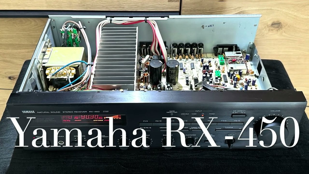 Yamaha RX-450 Natural Sound Stereo Receiver Demo