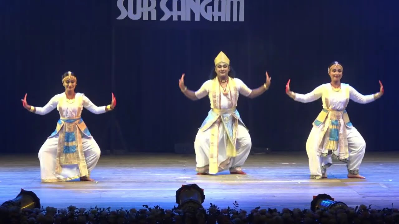 Moksha - Sattriya Dance | Khirud, Dipandita, Tina | Sur Sangam Festival 2024 | Manikanchan Institute