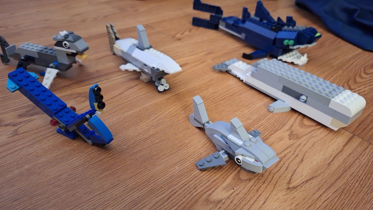 🐬Sea Monster size comparison(Remake)🐳(LEGO)