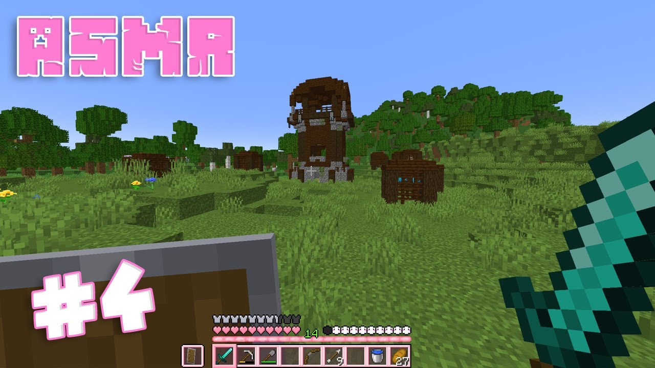 [ASMR] Minecraft Survival #4 - Pillagers! (Soft Spoken)