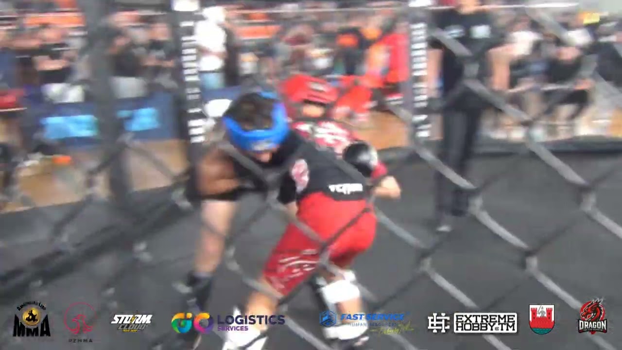 Mistrzostwa Europy MMA 2025 Kadet 50 kg Piszcz M vs Wnęk K