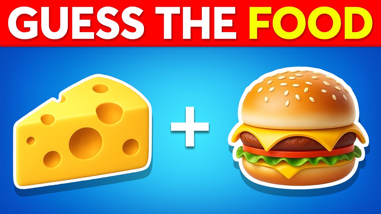 GUESS the FOOD by EMOJI 🤔 Emoji Quiz - Easy, Medium, Hard | Mouse Quiz