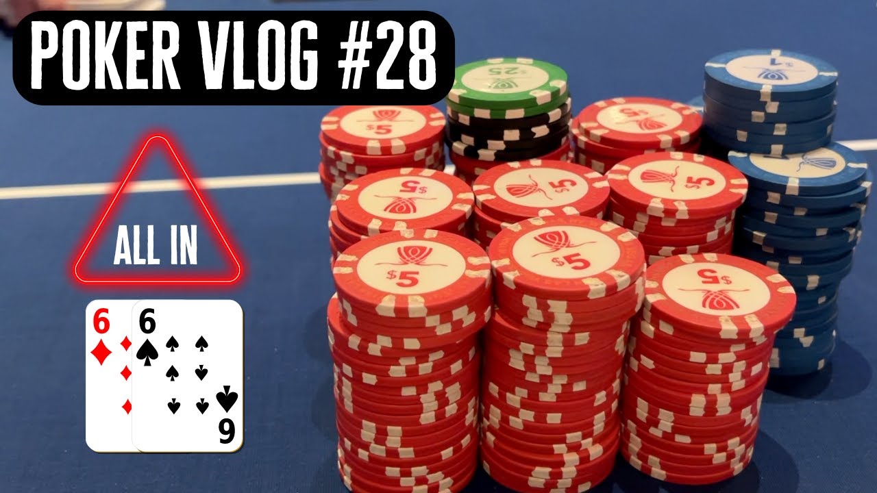 JE FAIS TAPIS PR&Eacute;FLOP AVEC PAIRE DE 66 !! - #PokerVlog - EP 28