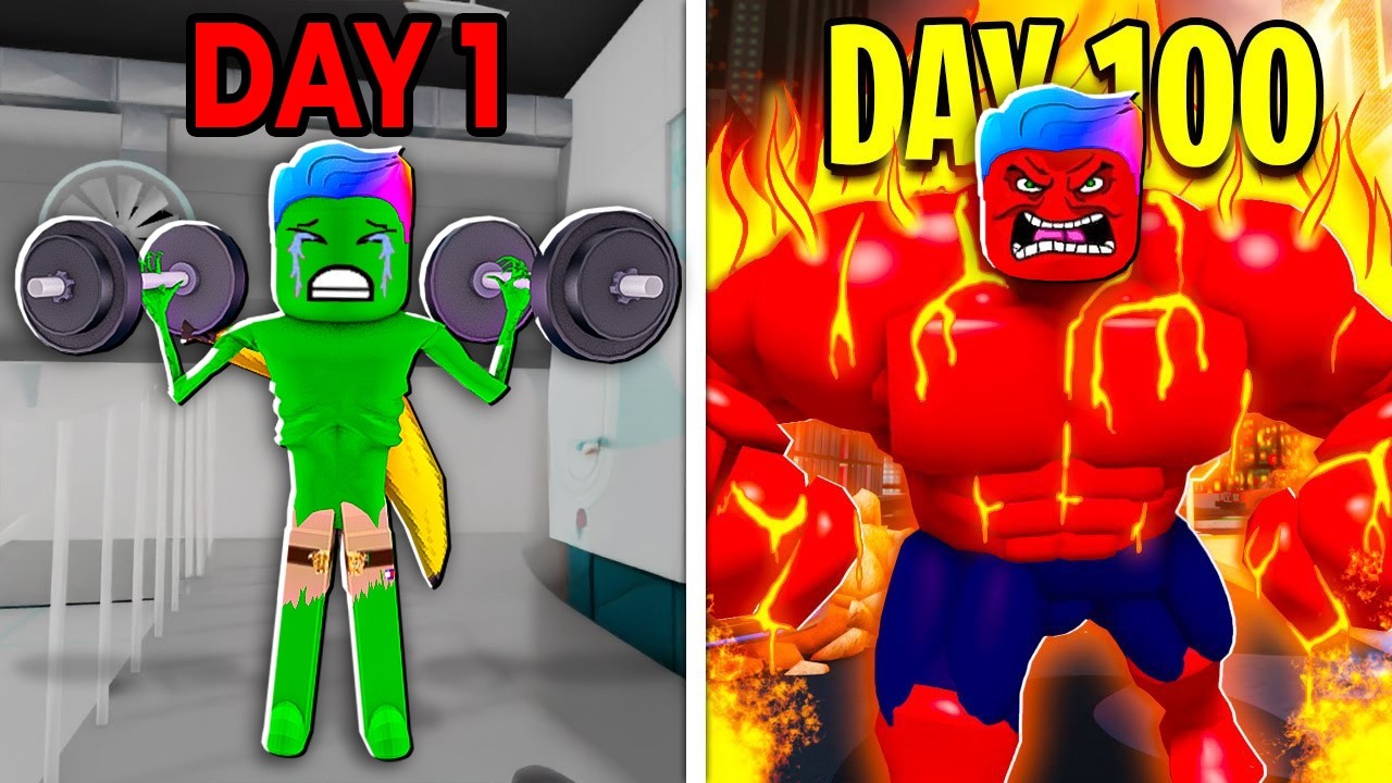 100 HARI AKU COBA JADI HULK DARI KURUS SAMPAI BESAR DAN KUAT!!