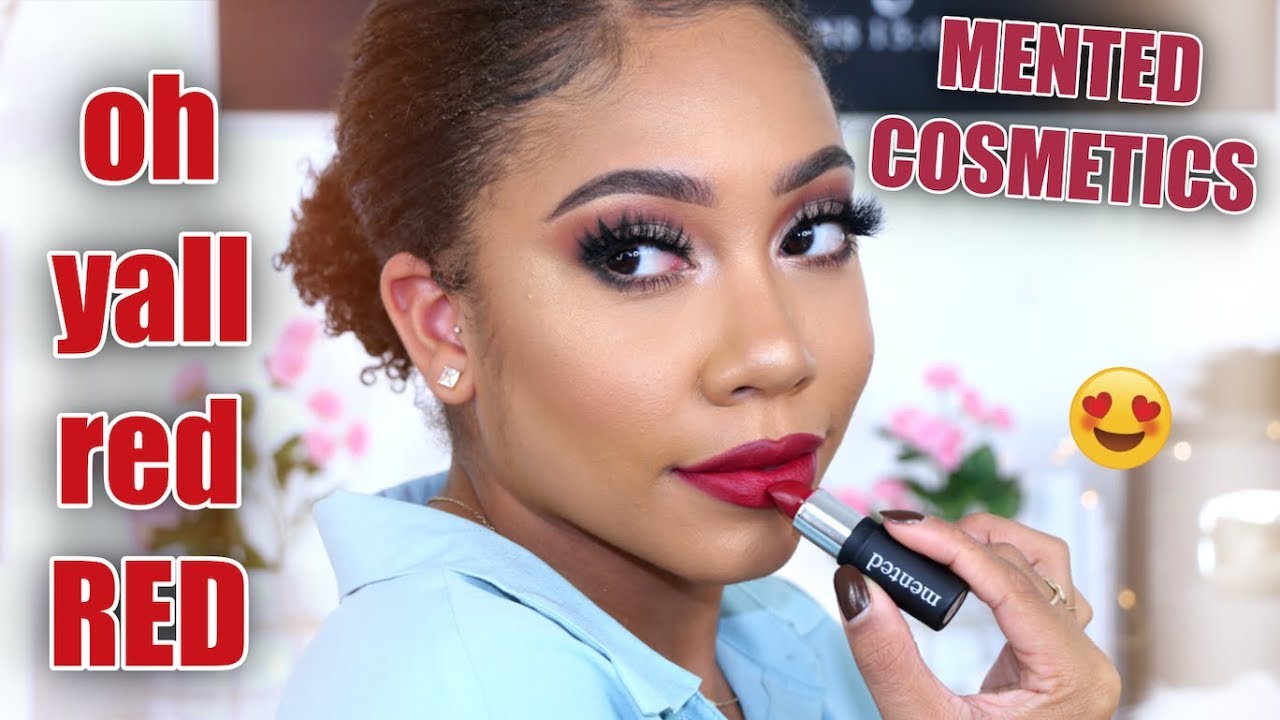 UPDATED FOUNDATION ROUTINE + MENTED COSMETICS RED LIP LINE!!