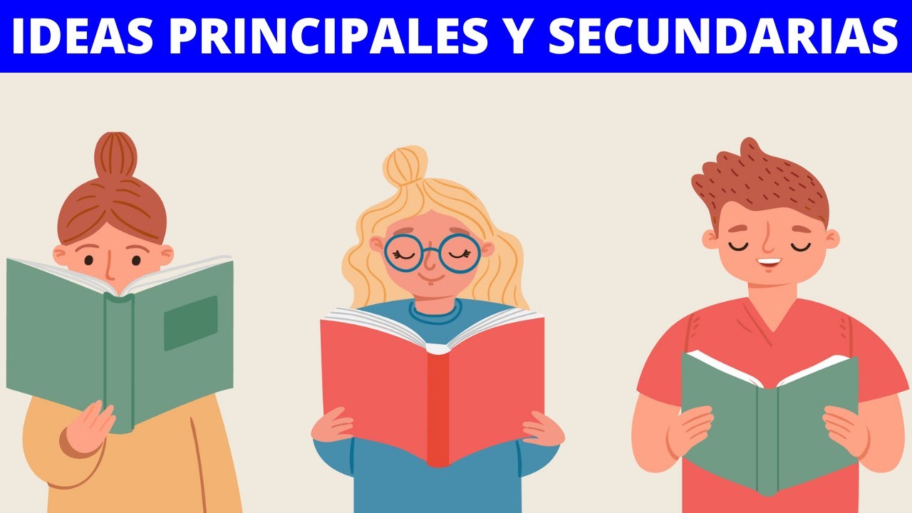 ¿Qué son las IDEAS PRINCIPALES y las IDEAS SECUNDARIAS?