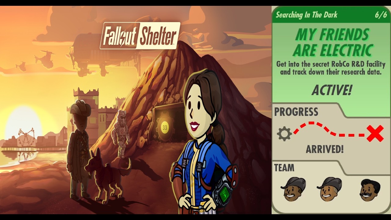 Fallout Shelter Searching In The Dark My Friends are Electric