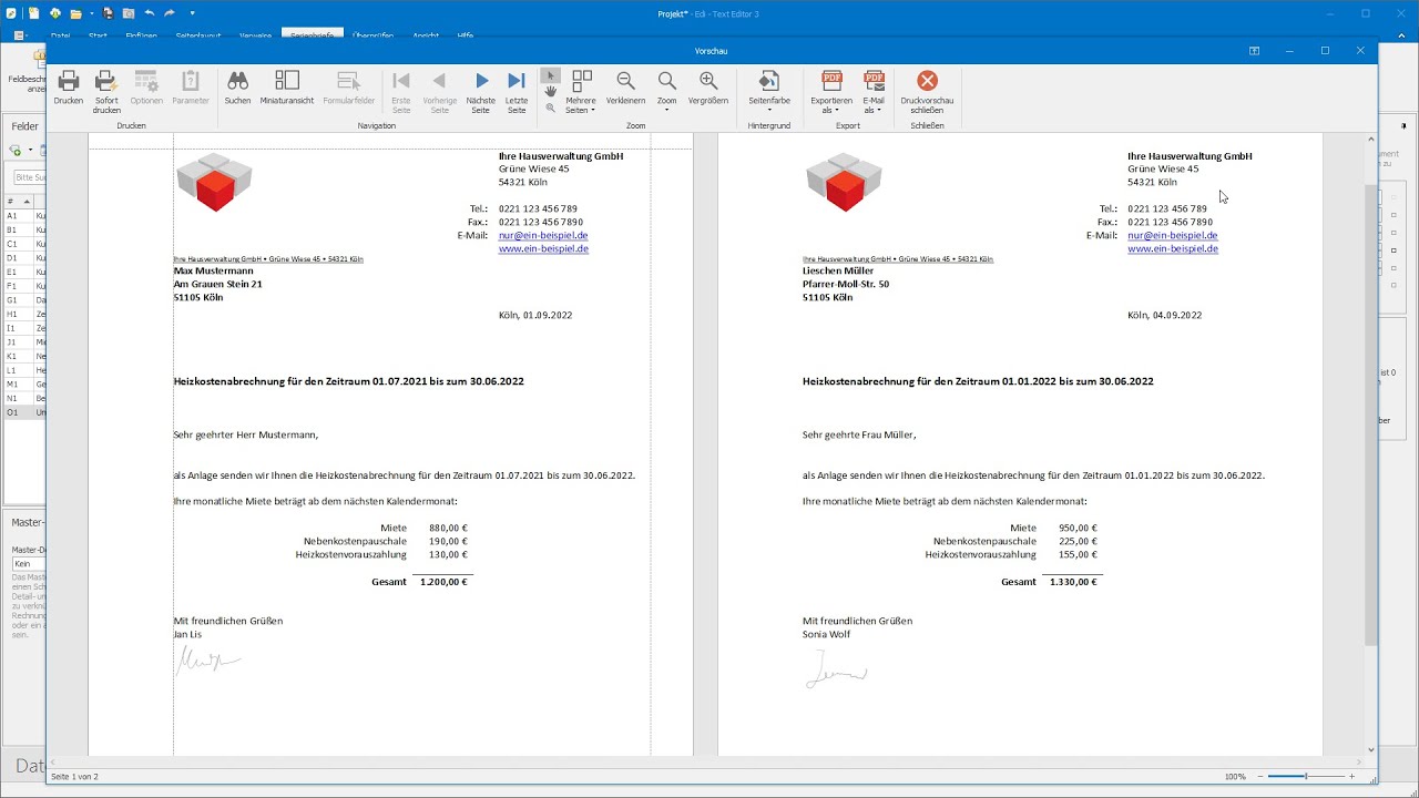 Wie Serienbrief mit Bild, z.B. Unterschrift erstellen