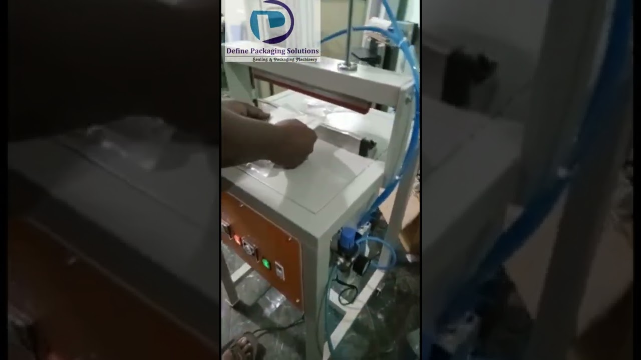 Pneumatic Impulse Sealing Cutting Table Top for Huggies & Dipper ETC