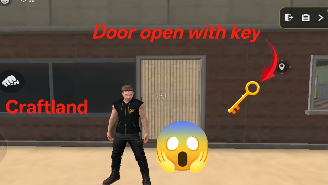 Door open with key Craftland tutorial 😱 