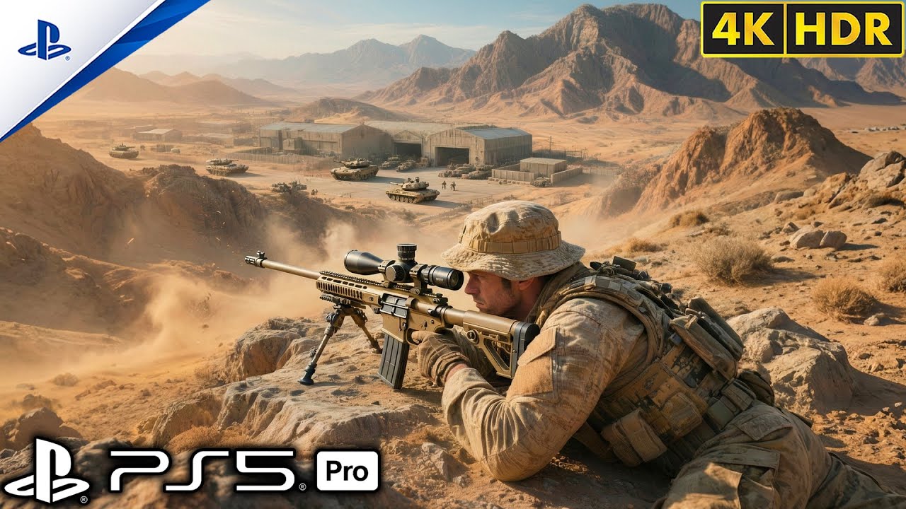 (PS5) Sniper Showdown at the Secret Desert Base | Ultra Realistic Gameplay [4K60FPS] Call of Duty