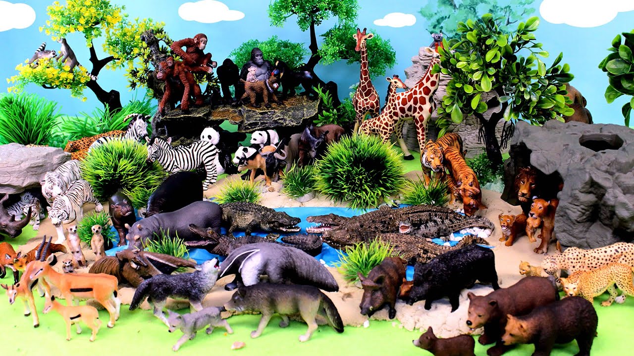 Safari Animal Figurines   Groups of Animals