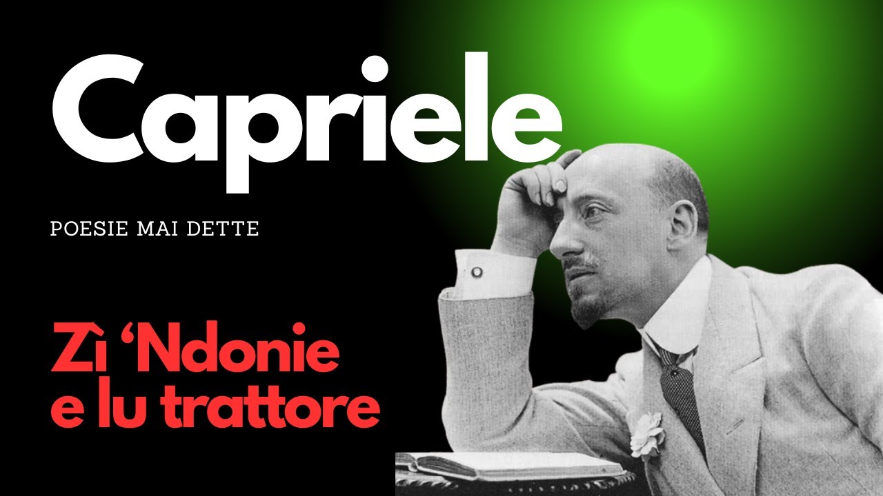Capriele: poesie mai dette | Zì 'Ndonie e lu trattore #ilpretuziano #dialettoabruzzese