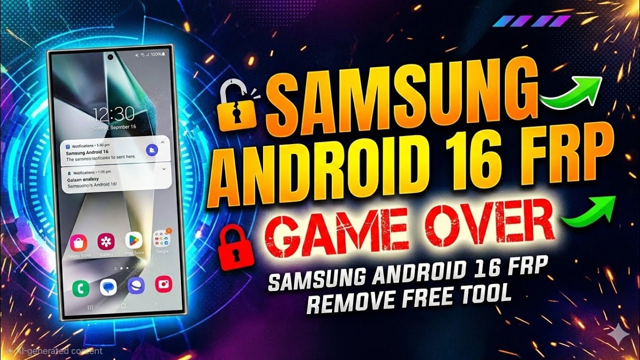 Samsung Frp Remove Free 🔥🔒 Android 16 Update | All Models Supported 😍 2026