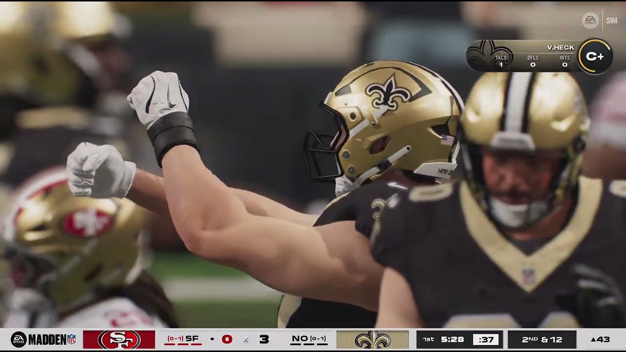 Close game versus the Niners || Madden NFL 26