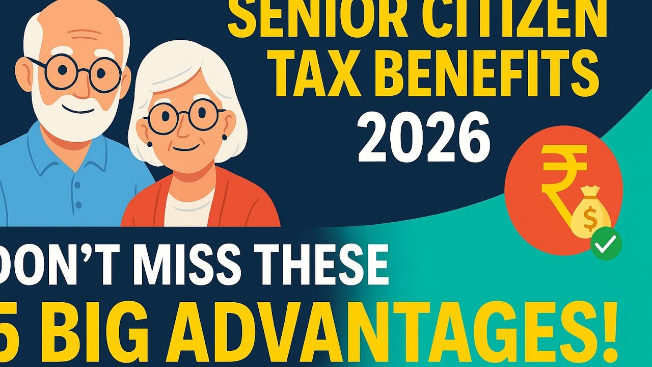 &ldquo;Senior Citizen Tax Benefits 2026: Don&rsquo;t Miss These 5 BIG Advantages!&rdquo;