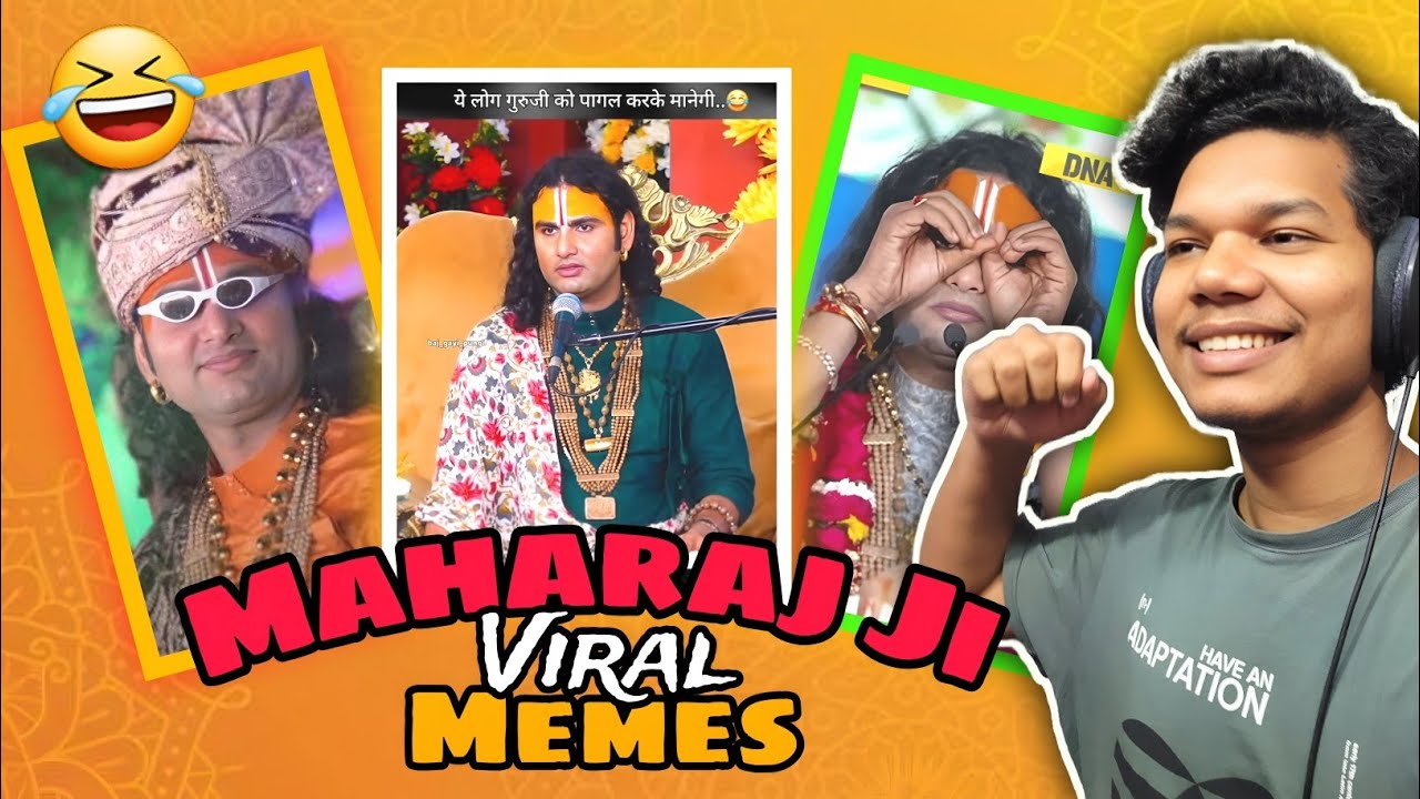 ANIRUDDHACHARYA JI MAHARAJ VIRAL MEMES REACTION