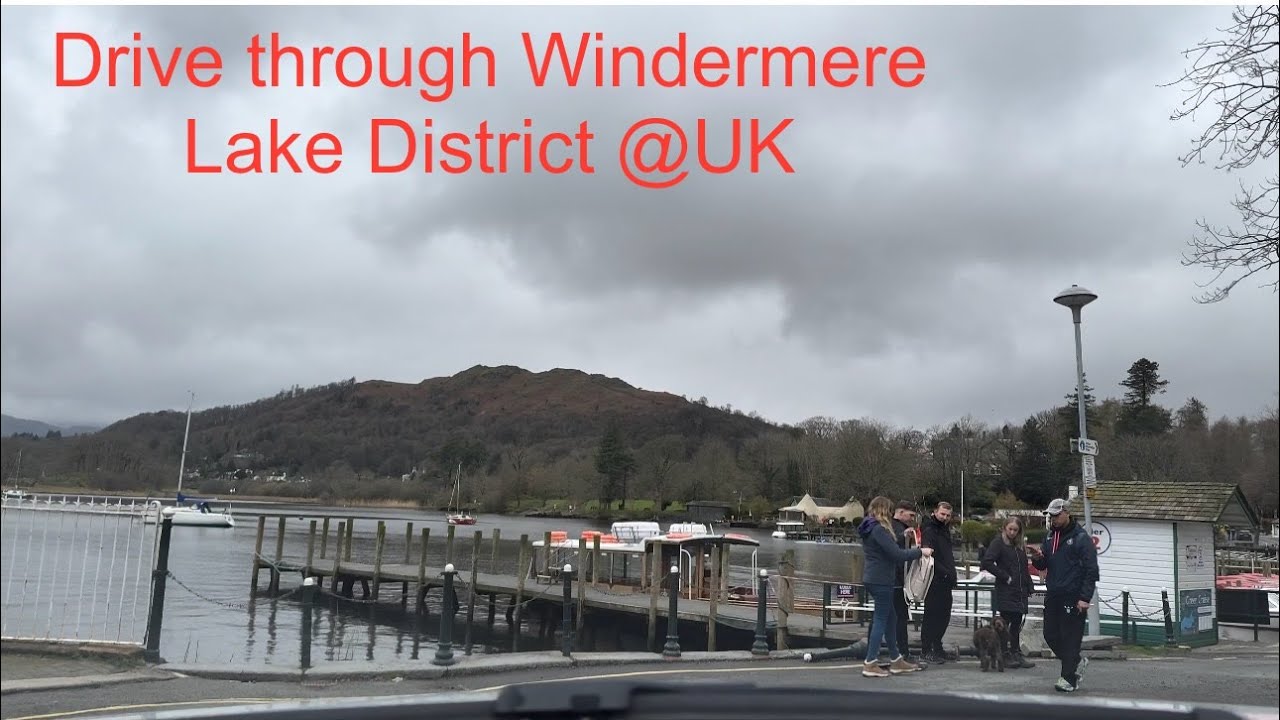 Drive through Windermere ,Lake District @4k
