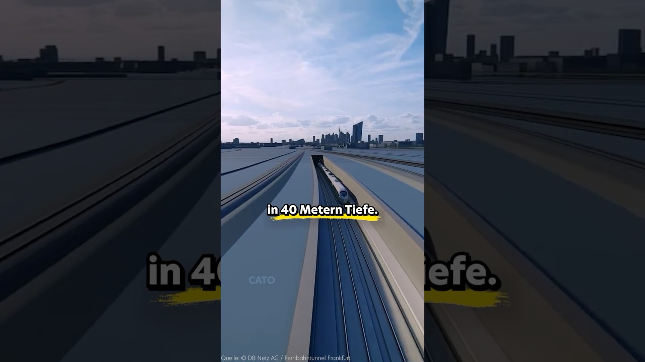 Frankfurt neuer Mega-Bahnhof in 40 Meter Tiefe