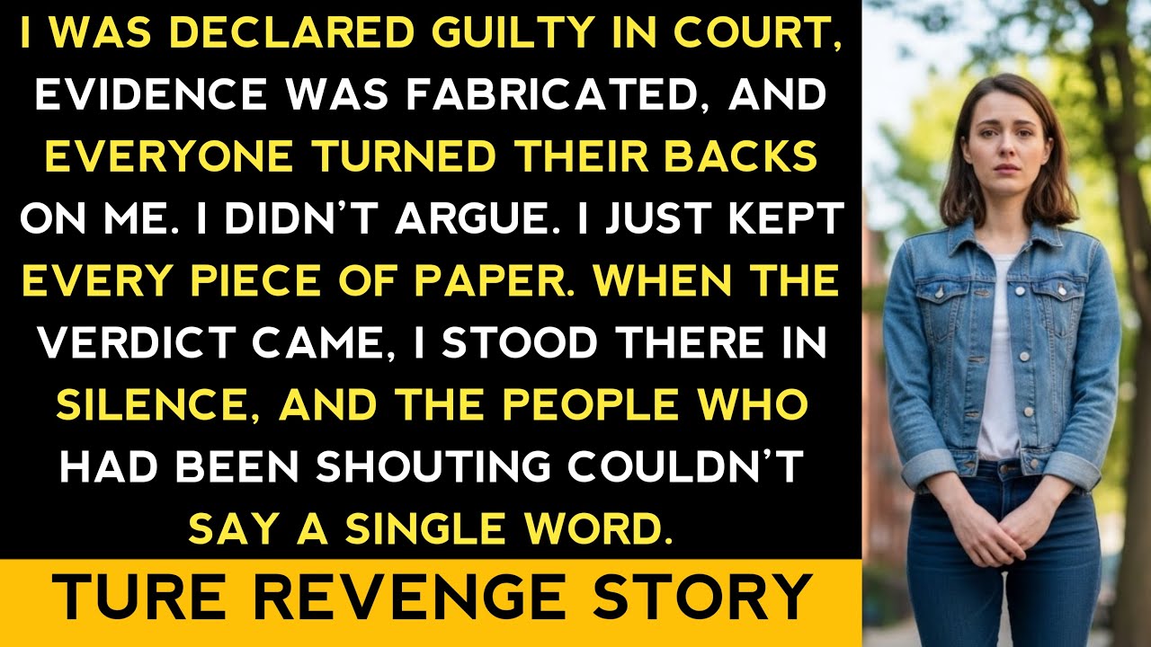 I Was Declared Guilty on False Evidence — I Stayed Silent and Let the Truth Speak