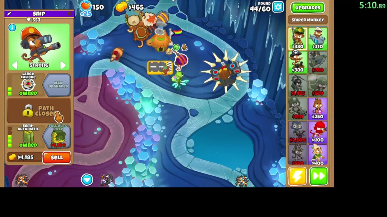 BTD6 - Lost Crevasse - Medium