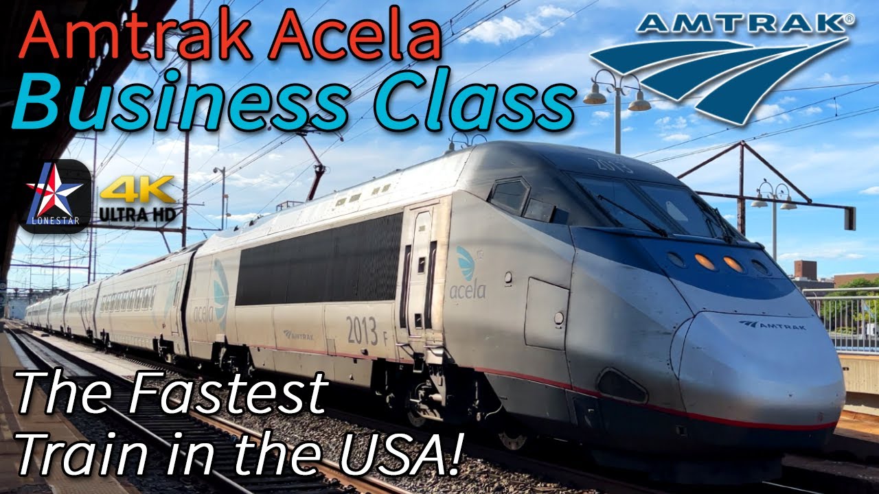 Бизнес-класс в САМОМ БЫСТРОМ поезде Америки. Acela Express NYC-PHL компании Amtrak | Amtrak