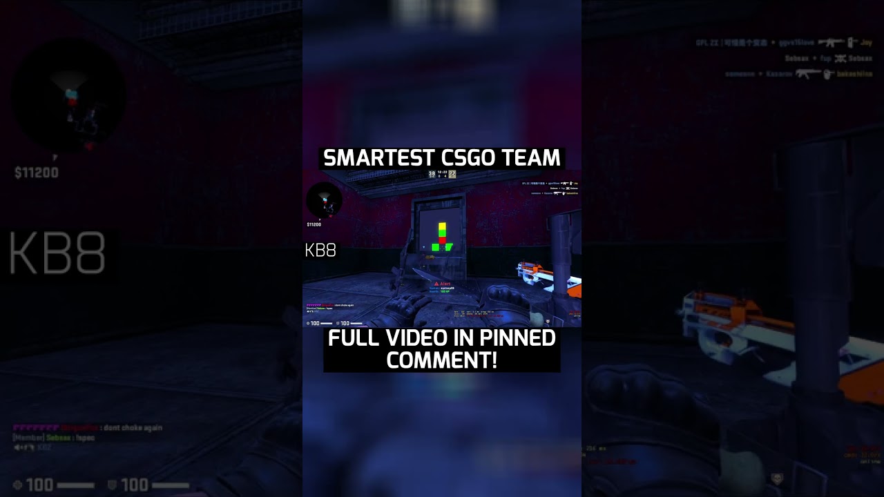THE SMARTEST CSGO ZOMBIE ESCAPE TEAM ON GFL #csgo #ze